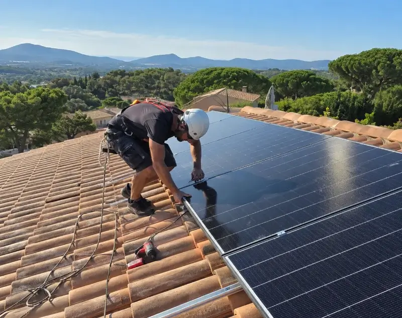 Installateur panneaux solaires Oppède — pose photovoltaïque sur toiture