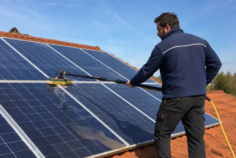 Nettoyage et entretien de panneaux solaires à Oppède