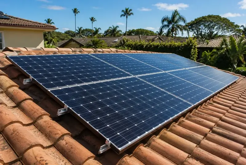 Installation de panneaux solaires à Oppède